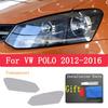 For Volkswagen VW POLO 2015 Car Exterior Headlight Anti-scratch Front Lamp Tint TPU Protective Film Cover Accessories Sticker