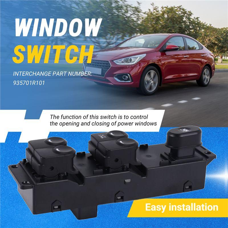 A13Z-Car Front Left Master Power Window Switch 93570-1R101 For Accent 13-17 Power Window 7