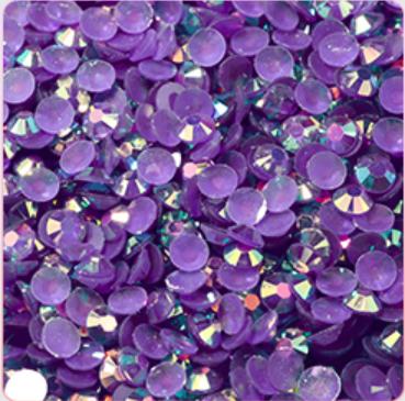 5000pcs 5mm Jelly ab Flatback Resin Rhinestones Small Package Non-hotfix Rhinestonesfor DIY Crafts