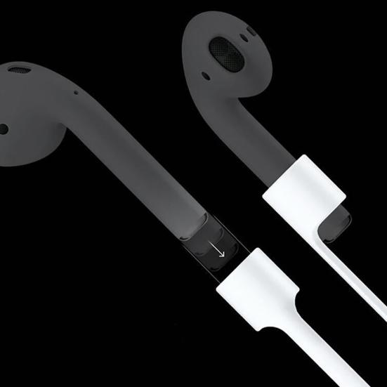 Silicone Neckband Anti-lose for AirPods Bluetooth-compatible Cable Lanyard Earphones