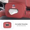 Car Tissue Box Holder Leather Car Armrest Napkin Case Sun Visor Backseat Bag For BMW F30 F10 X1 X2 X3 X4 E28 E90 F20 GT i4 M3 M5 NH8