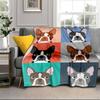 Bulldog Collection Blanket Flannel Blanket for Bed, Sofa, Camping, Hiking, Picnic Essentials, Gift for Family Fan Gifts