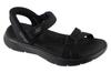 Skechers Slip-Ins: Go Walk Flex Sandal - Illuminate, Womens Black Sandals