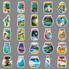 50 Bottles of World Graffiti Original Cartoon Stickers Decorated with Mobile Phone Case Luggage Stickers.