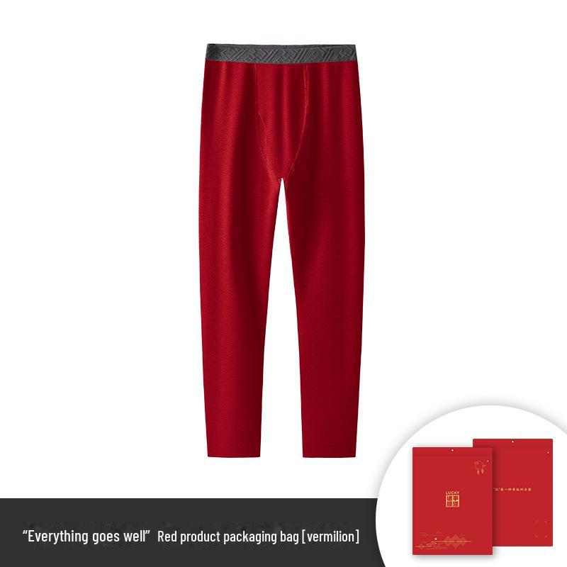 Super Soft Seamless Men's Thermal Pants - Plush Velvet & Thick Silk Wool, Perfect for Autumn & Winter