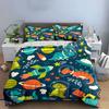 "Space-Themed Dinosaur Adventure Set" Exquisite three-piece bedding set gift for kids and adults