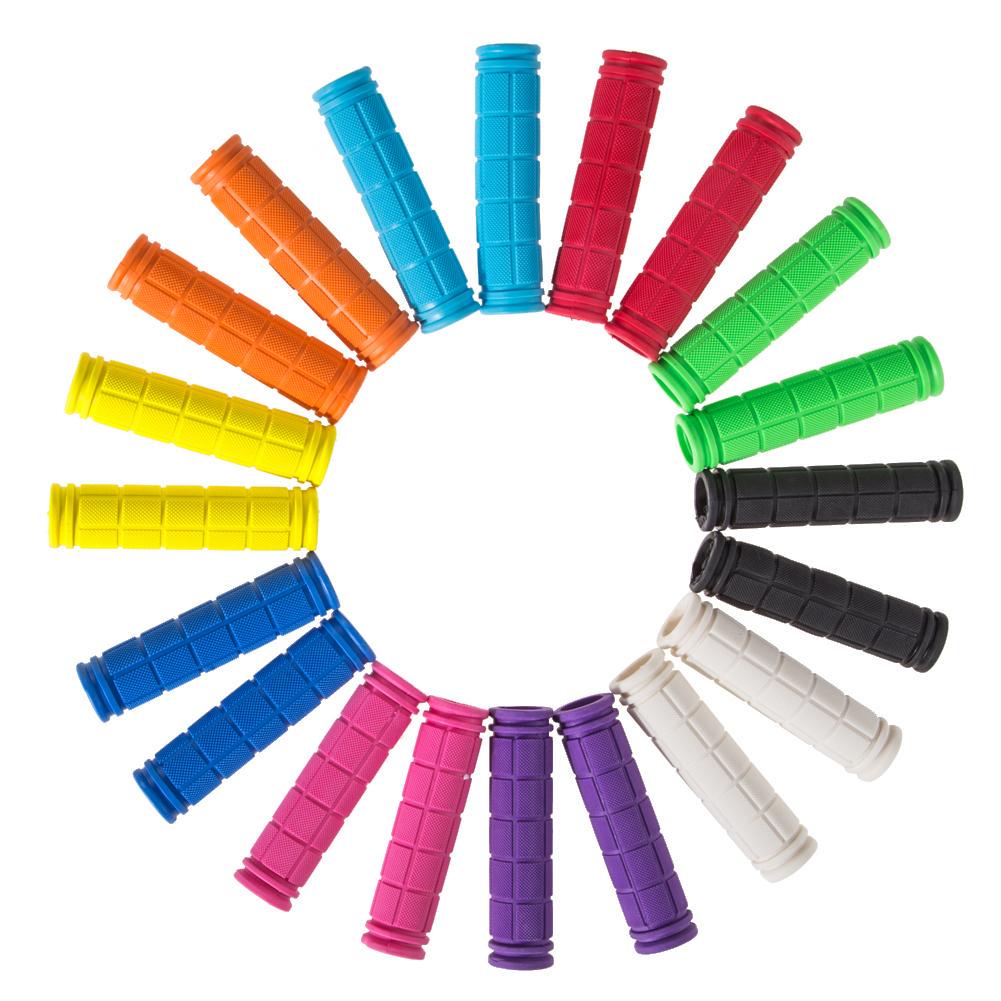 1 Pair Soft MTB Bicycle Rubber Handlebar End Grips for BMX Road Mountain Bike