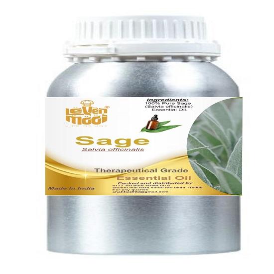 Levenmooi Sage (Salvia Officinalis L.) Pure & Natural Therapeutic Grade Essential Oil Glass