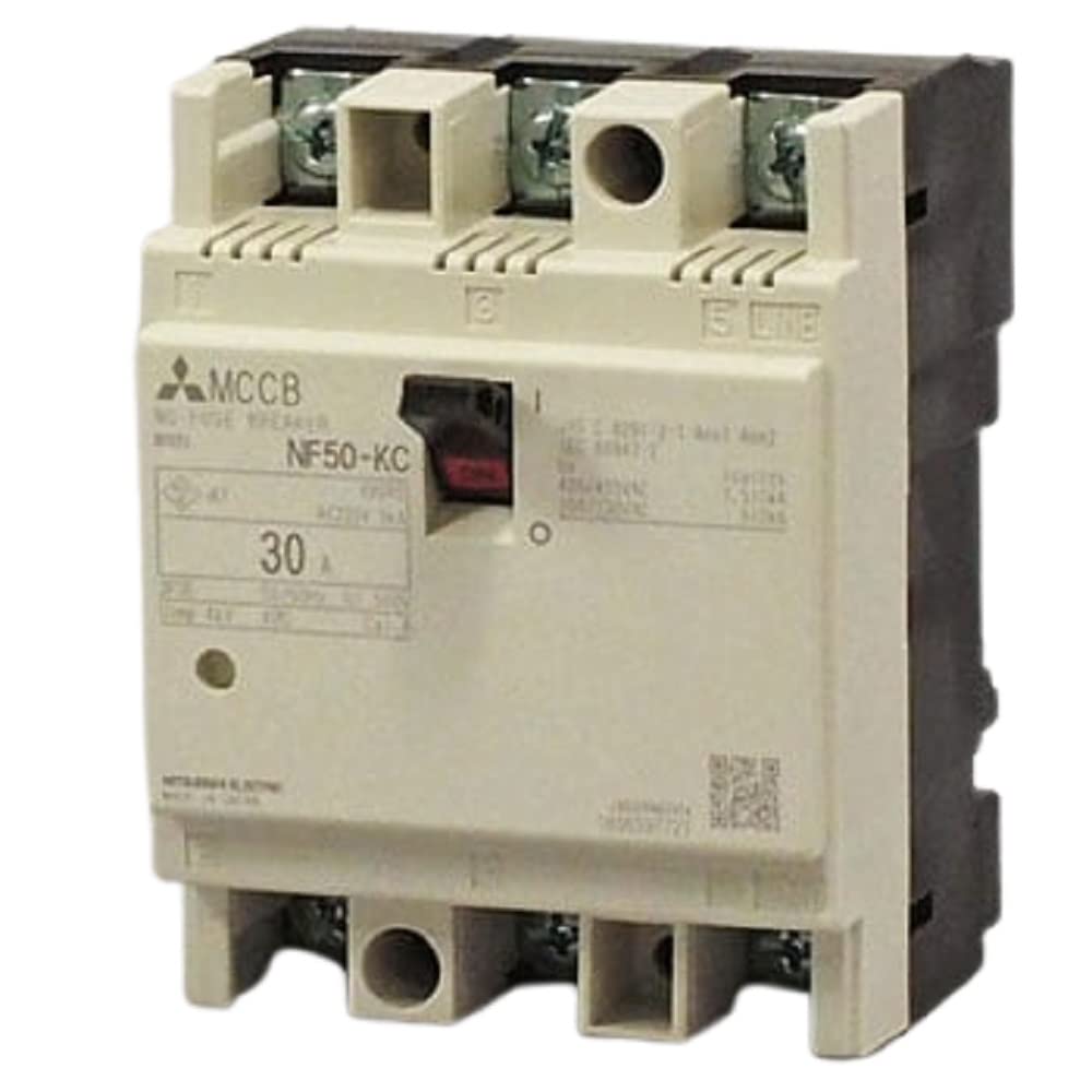 

Mitsubishi Electric Breaker KC Series for Distribution Boards and Control Panels JIS Standard Type 400V Compatible 3P 30A No-Fuse NF50-KC