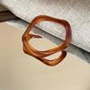Gradient Geometric Resin Bracelet: Elegant, Versatile Fashion Jewelry for Women