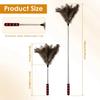 2M Extendable Ostrich Feather Duster: Household Dust Removal & Sweeping Tool