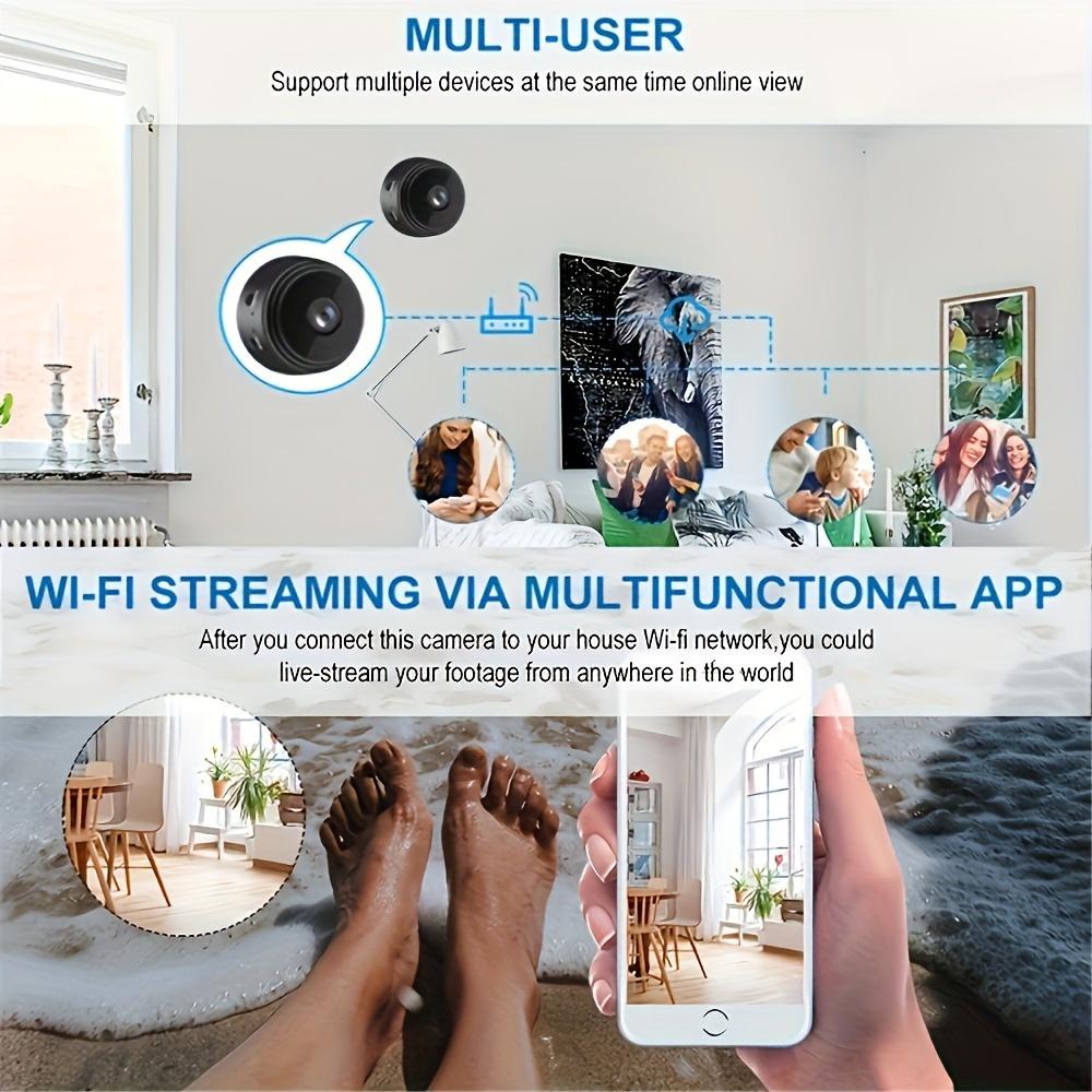 Pet Camera And Monitor With Remote Viewing, Smart Wireless Camera With Mobile App, Video Playback, TF Card Slot, And 360° Rotation