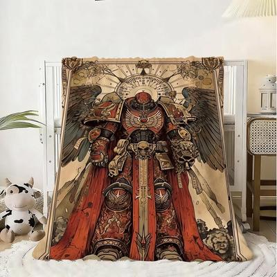 Throw Flannel Fluffy Soft Blanket Warm Skin-Friendly Throw for Sofa Bed Office Nap Winter Game T-Total War W-WARHAMMER