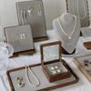 Wooden Necklace Display Stand for Jewelry Photography