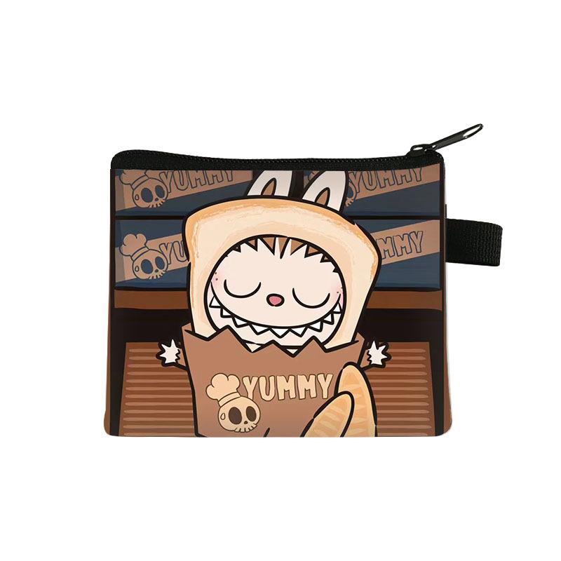 New Labubu Children's Coin Purse Student Cartoon Bag Trendy Mini Storage Bag