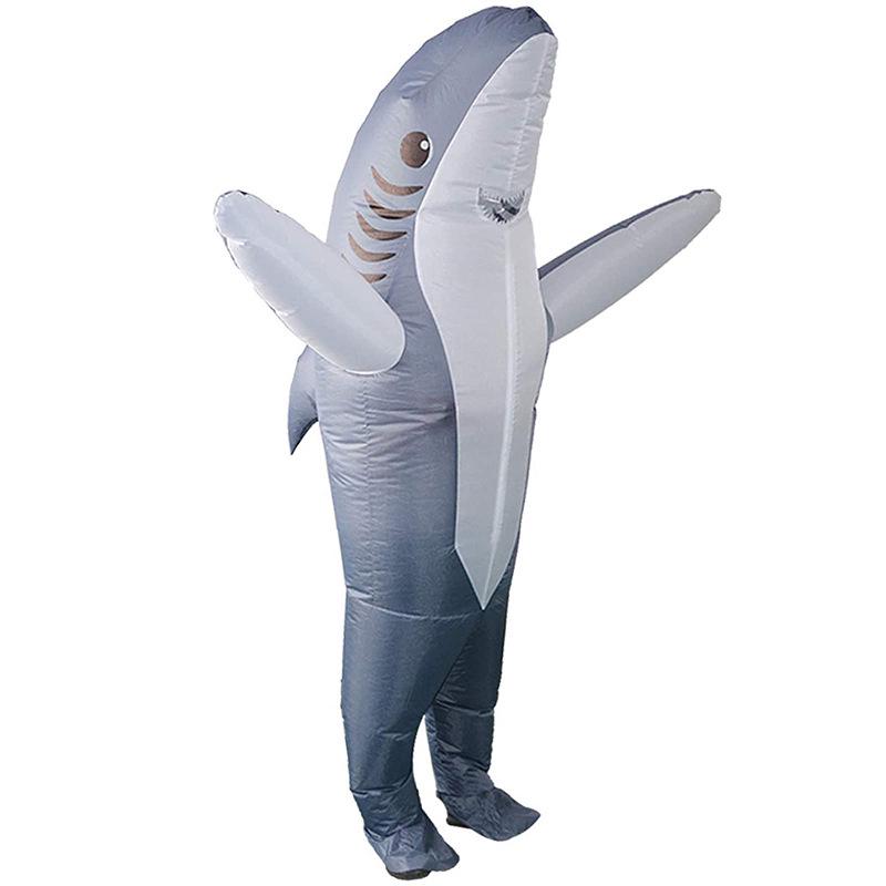 Halloweenový nafukovací mořský maskot: Kostým Delfína a Žraloka pro Cosplay a Festivaly