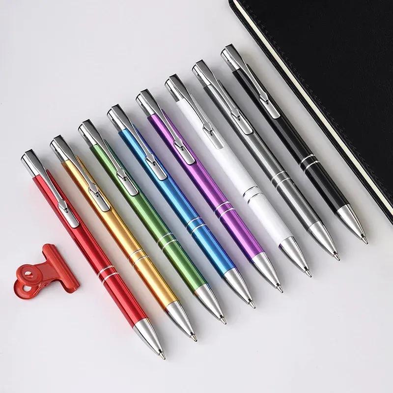 20-200 Pens Wholesale Hot Sell Custom Ballopint Pen Metal Ball Pen Support Print Logo Advertising Personalized Pen Advertising