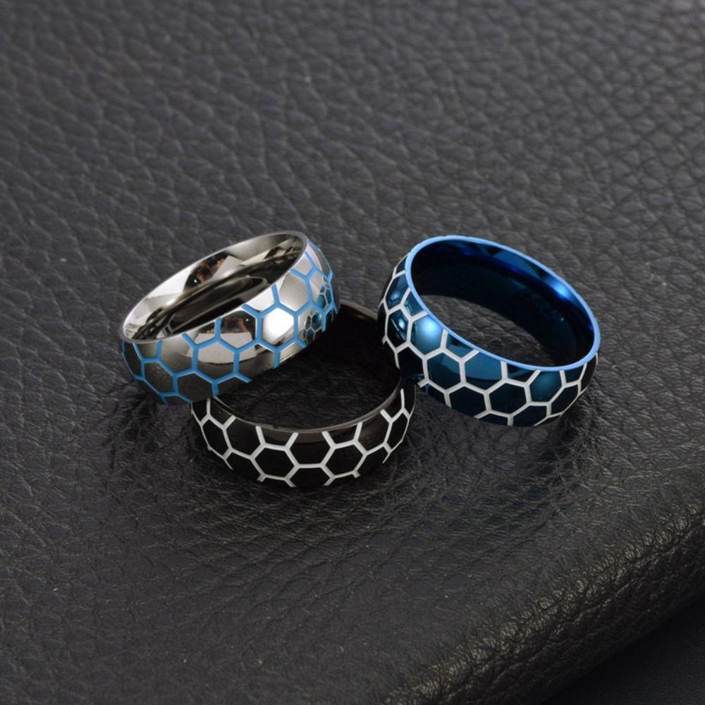 Matte Finish Wedding Ring Simple Design Men Ring Stylish Engagement Ring Wedding Ceremony