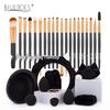 33-Piece Makeup Brush Set with Super Soft Beauty Sponge and Eyeshadow & Foundation Brushes