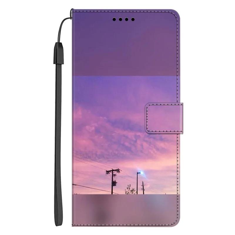 Flip Case For Honor X6c Cover Leather Book Shell For Honor X6b Cases Wallet Printed Stand Case For Honor X6a Painting Cover X6C