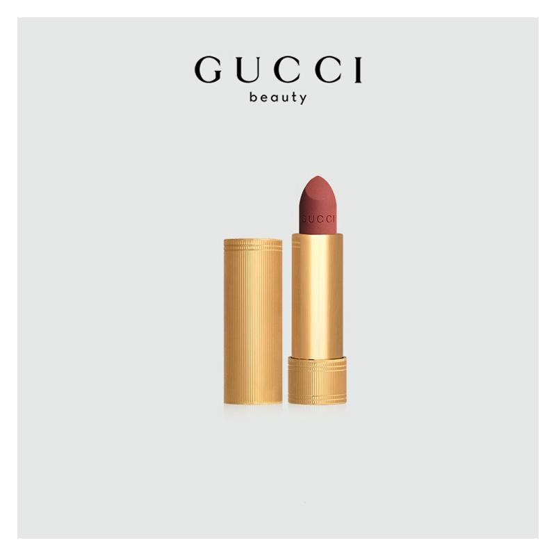 Gucci Perfume Set Dream Jasmine Gold Tube Lipstick Colorful Velvet Mist Qimeng Jasmine Fragrance Women's Perfume 30ml + Velvet Mist Lipstick #208