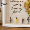 Anniversary Gift Idea DIY Mini Museum Silhouette Box Personalized Photo Memory Display Case with