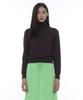 PARTIMENTO WOMEN Pwc Embroidered High-Neck Knit Top_Midnight Plum