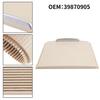 Consola Central Delantera del Coche Portavasos Tapa Deslizante con Persianilla 39870904 39870905 para Volvo S80 S70 V70 XC70 Beige/Negro