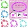 Smart Detachable Hula Hoop For Women With Comfortable Grip And Stylish Colors For Fitness