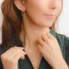 [Naot Schmuck] Damen Gold Creolen, Hypoallergen, Kainari Creolen mit Stecker