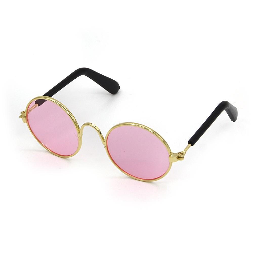 Fashion Dog Cat Pet Glasses Creative Trend Photography Round Frame Small Sunglasses Retro Cat Dog Sunglasses