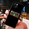 Maldives Map Phone Case For iPhone 16 Pro Max 14 13 12 11 15 Pro Max Plus 12 13 Mini XR 16e Funda Cover