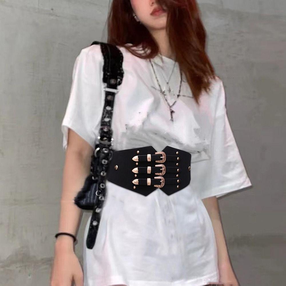 PU Leather Dress Decoration Waist Belts Coat Decoration Korean Waist Strap Women Waistband