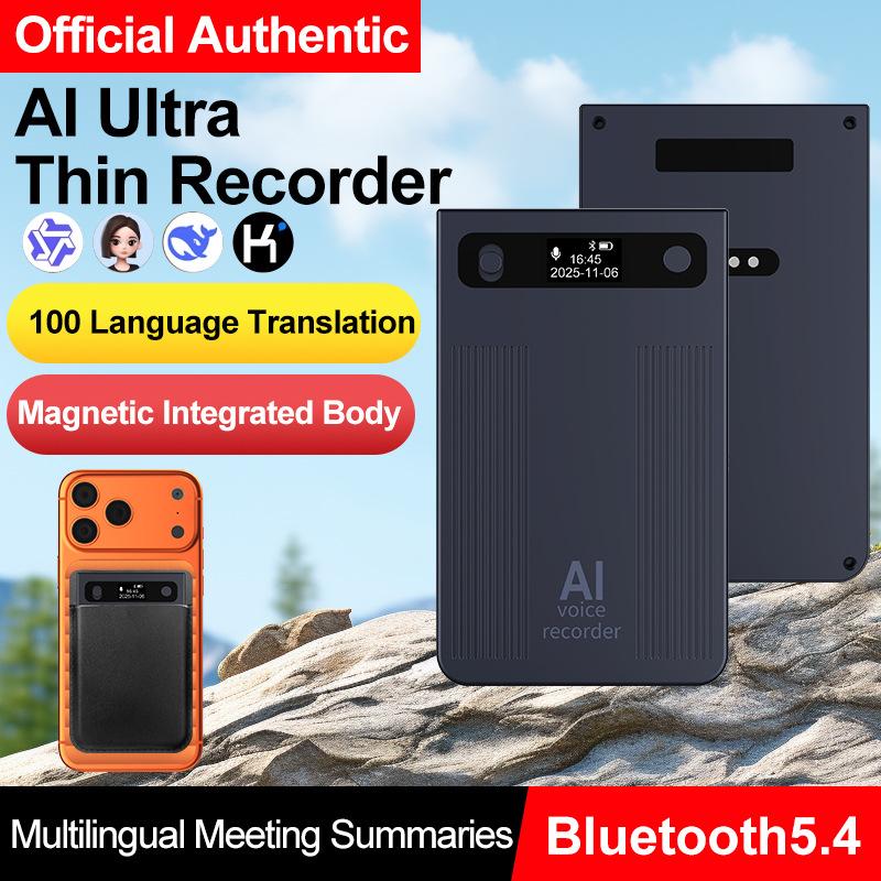 Cross-border New Product T8 Intelligent AI Metal Voice Recorder for Office Meetings and Business Use