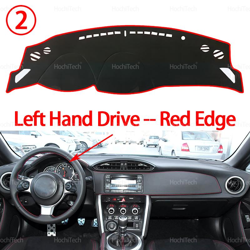 For Subaru BRZ 2012- Car Dashboard Cover Mat Sun Shade Pad trument Panel Carpets Anti-UV Car Accessories 2015 2016 2017