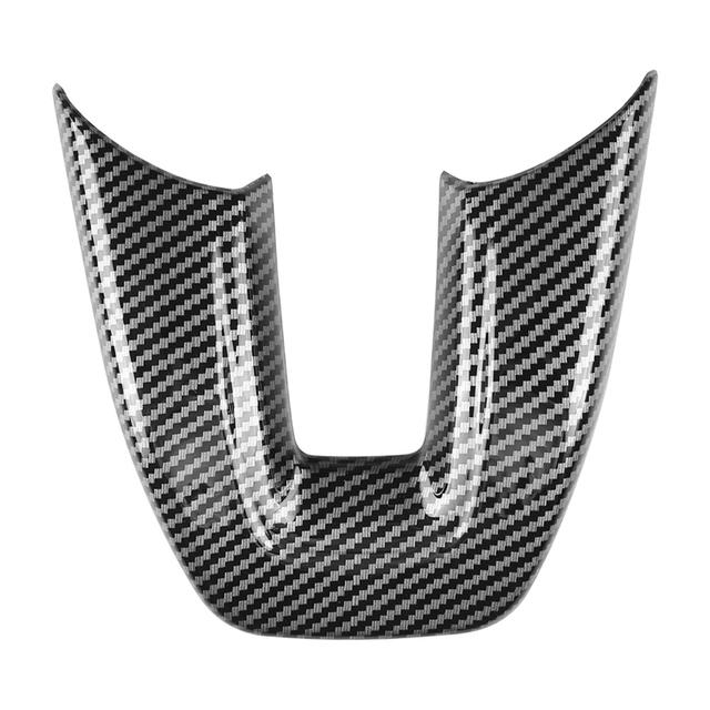Auto Glänzend Schwarz V Stil Lenkrad Panel Abdeckung Zierleiste Dekoration Rahmen Aufkleber für Honda Vezel HR-V HRV 2022