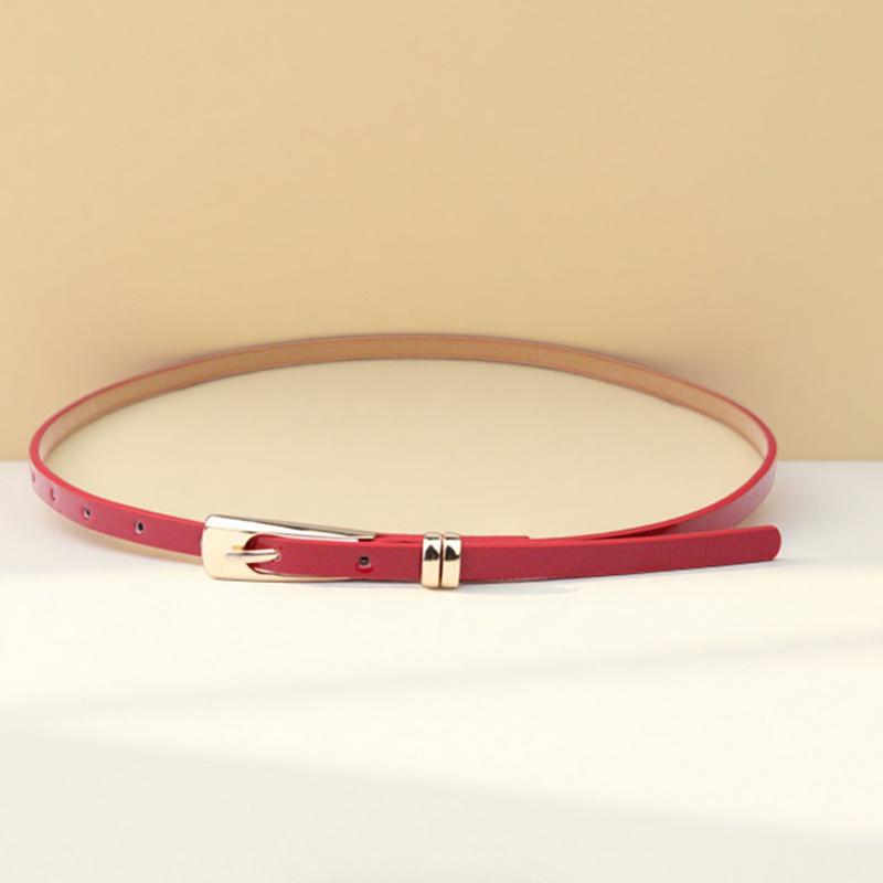 NEW 1Pc 105CM 11 Fashion Candy Colors Womens Decorative Leather Belt Skinny Thin Dress Belt Waist Belt Waistband