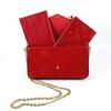 Louis Vuitton M61293 Monogram Vernis Pochette Felicy Clutch bag Shoulder Bag Red
