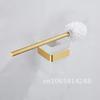 Space Gold Brushed Aluminum Towel Rack Bathroom Wall Bathroom Hardware Rack Towel Storage Holder Mounted Towel Pendant