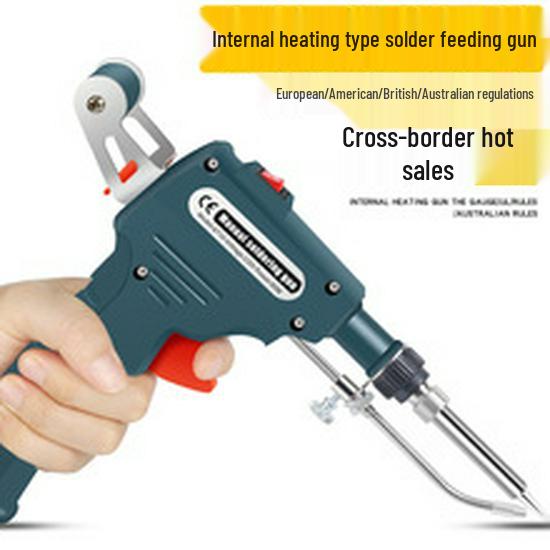 Cordless 60W Electric Soldering Iron Gun with Auto Tin Feed