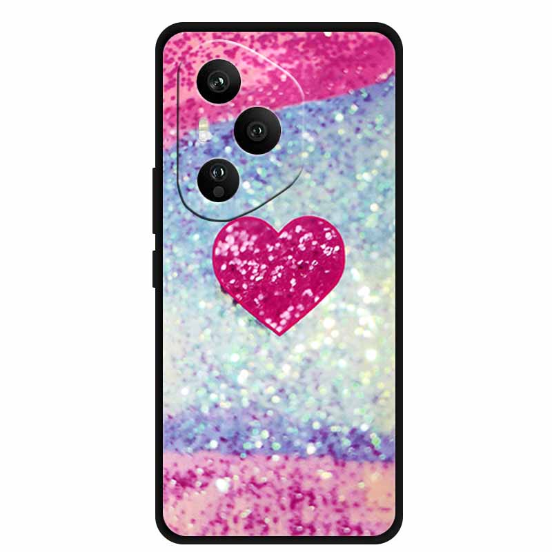 For Honor 400 Pro 5G Case Honor 400 5G Marble Painted Silicone Back Cover Cases for Honor 400 Pro/ 400 TPU Black Case 400 Pro 5G