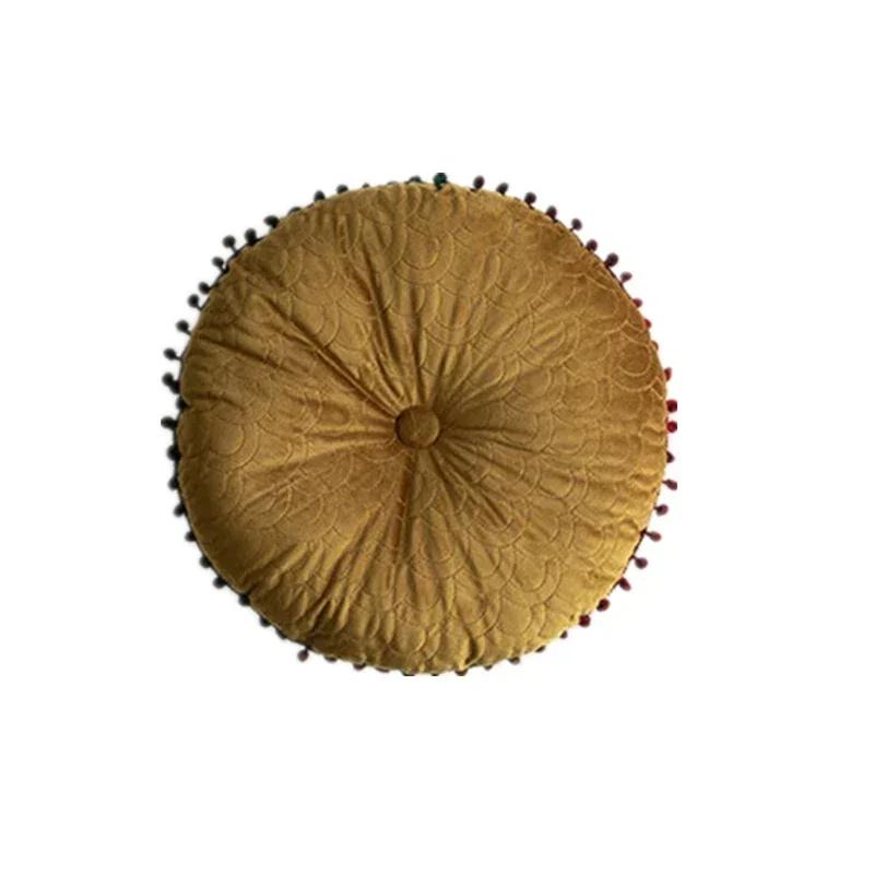 Round Cushion Home Decorative Sofa Cushion Bed Chair Floor Coussin Soft Seat Pillow Pad Murakami Pillow / Floor Cushion