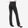 Elastische High-Waist-Schlaghose für Damen, einfarbig, leichte Freizeit Hose mit Taschen