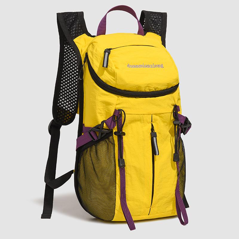 Schoolbag Outdoor Contrast Backpack Women's Travel Lightweight Large Capacity Backpack Youth Mountaineering Bag Fashion College Student School Bag