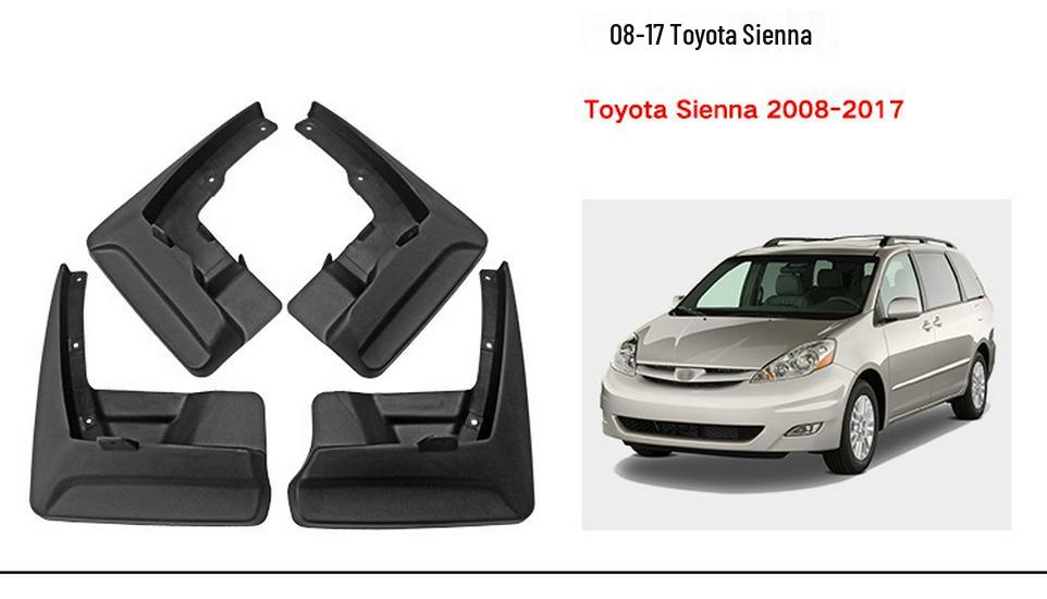 Leather Mud Flaps for Toyota Tundra, Venza, Sienna, Alphard, Frees, and AVANZA Cars.