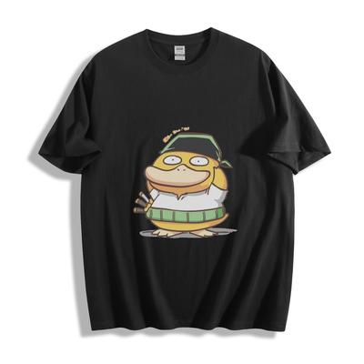 Koszulka Psyduck Ninja - Urocza Chibi Psyduck Wojownik Koszulka Unisex