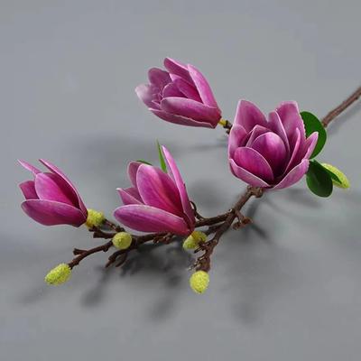 Artificial Flowers Silk Magnolia Bouquet Diy Photo Props Wedding Bridal Bouquet Bonsai Party Vase Home Outdoor Garden Decoravase