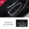 Für BMW 3 4er 3GT F30 F31 F32 Innenraum Handschuhfach Beifahrer Werkzeugkasten Zierleisten Pailletten Dekorabdeckung Zierleiste Auto Styling Zubehör