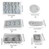 Silicone Ornamental Tray Mold Candle Stand Mold Candle Cup Molds for Candlestick
