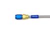 SWAGE LINE PAK-1010M-1250 Easy Order Brake Hose General Purpose Hose Straight Fitting Aluminum (Gold/Blue) Clear Hose 49.2 Inches (1250 Mm)